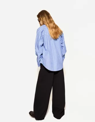 Oversized poplin shirt