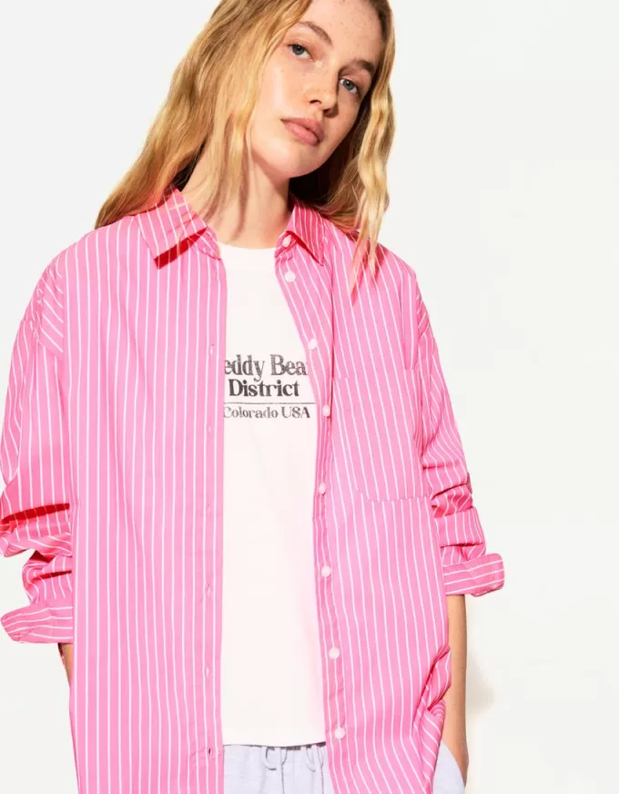 Oversized poplin shirt Oversized poplin shirt
