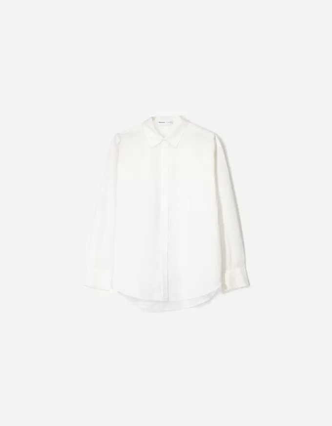 Oversized poplin shirt Oversized poplin shirt