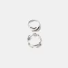 Pack of 2 stainless steel rings Pack of 2 stainless steel rings