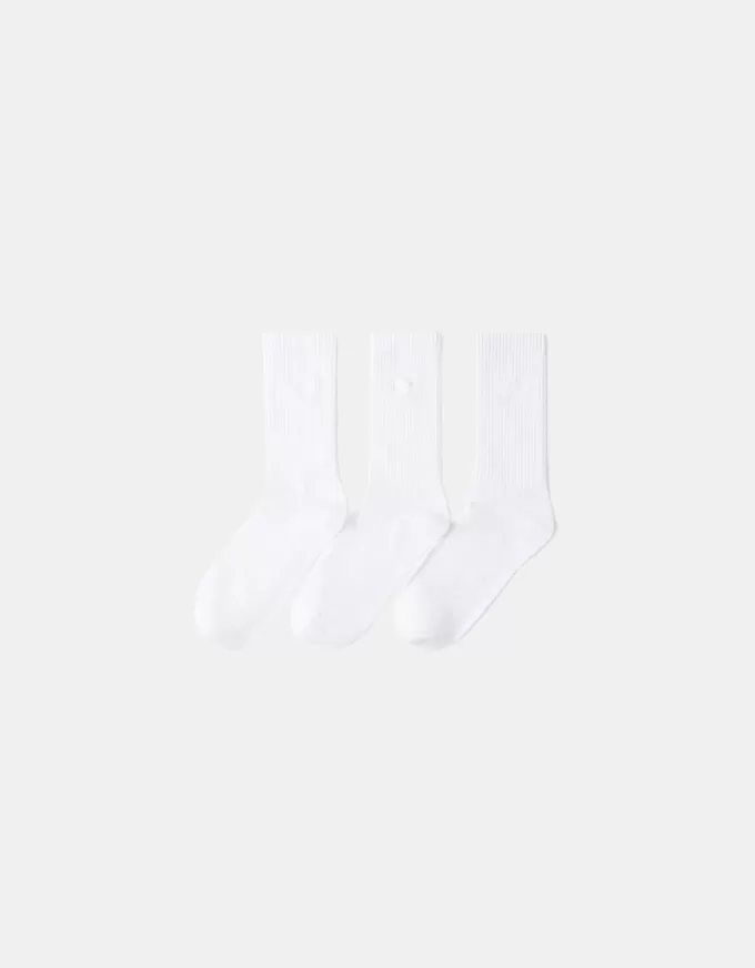 Pack of 3 embroidered socks Pack of 3 embroidered socks