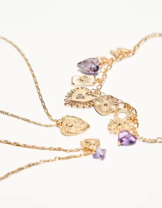 Pack of 3 pendant necklaces