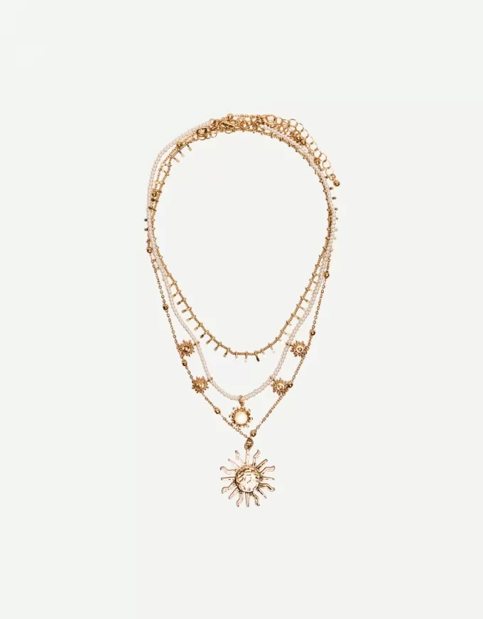 Pack of 3 pendant necklaces