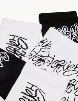 Pack of 3 printed socks