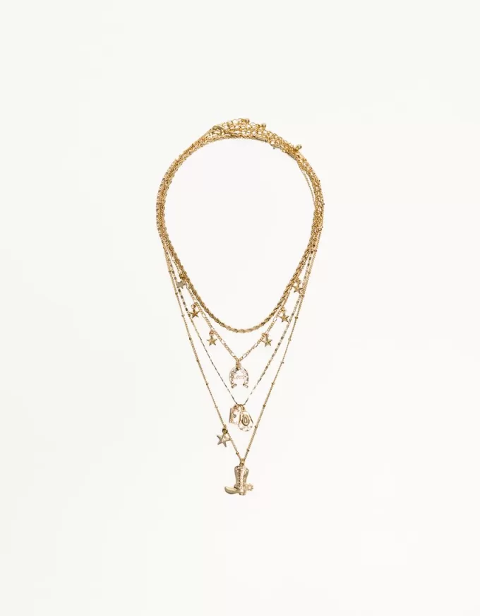 Pack of 4 pendant necklaces Pack of 4 pendant necklaces