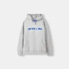 Pan Am print boxy fit hooded sweatshirt Pan Am print boxy fit hooded sweatshirt