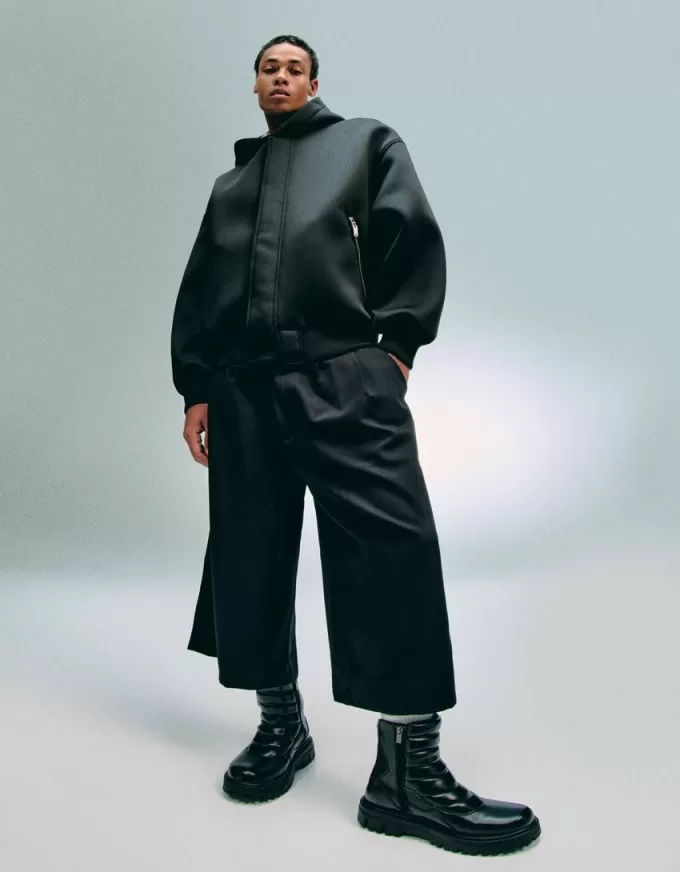 Platform ankle boots with buckles Platform ankle boots with buckles