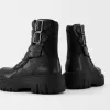 Platform ankle boots with buckles Platform ankle boots with buckles