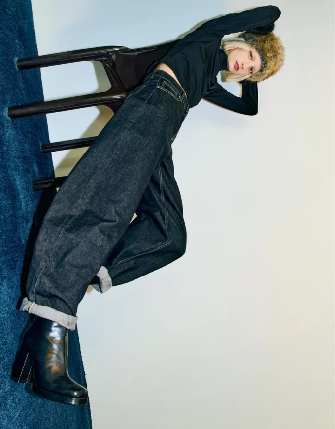 Platform high-heel ankle boots