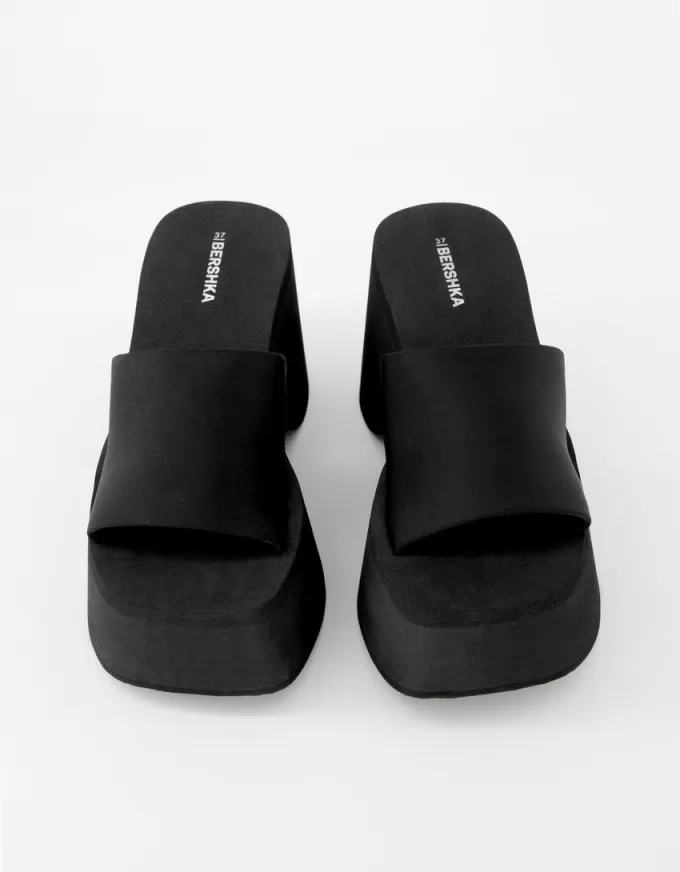 Platform mule sandals