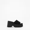 Platform mule sandals
