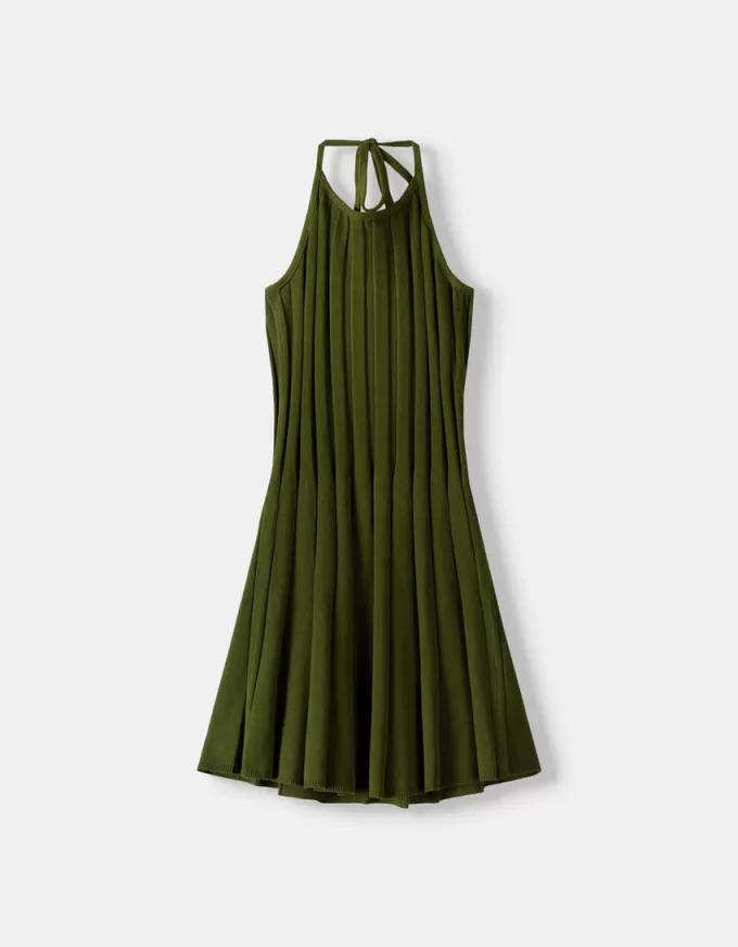 Pleated mini dress Pleated mini dress