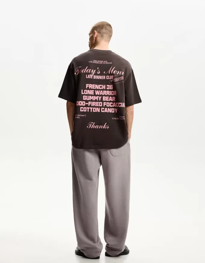 Plush balloon fit pants Plush balloon fit pants