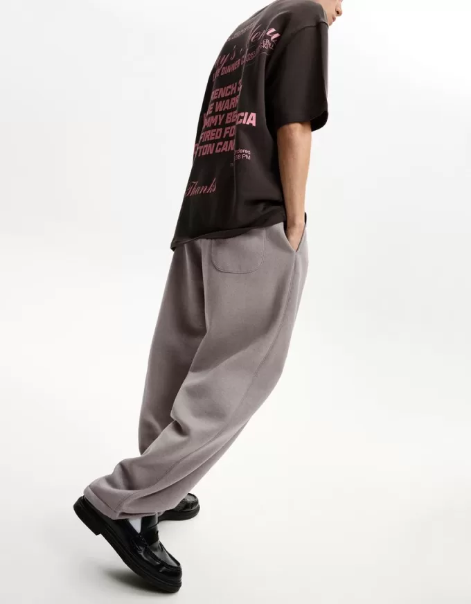 Plush balloon fit pants Plush balloon fit pants