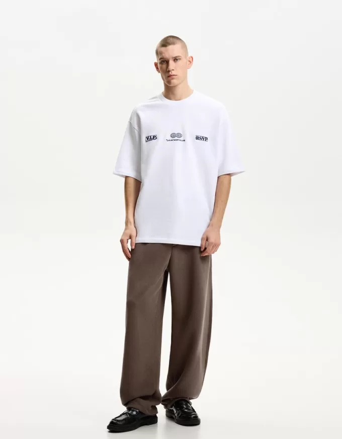 Plush balloon fit pants Plush balloon fit pants