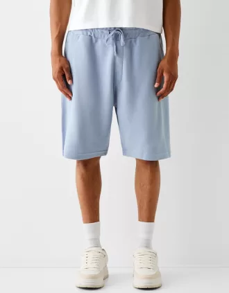Plush bermuda shorts