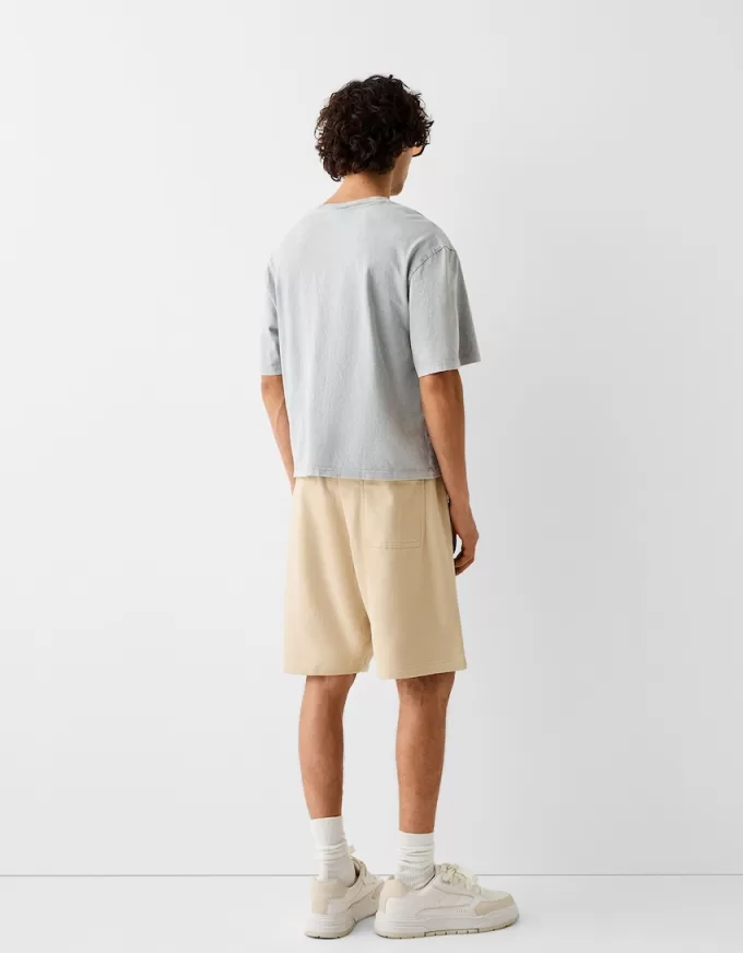 Plush bermuda shorts Plush bermuda shorts