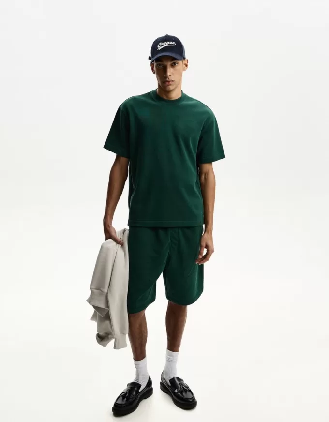 Plush bermuda shorts Plush bermuda shorts