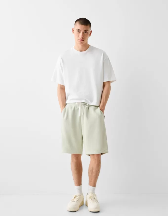 Plush bermuda shorts Plush bermuda shorts