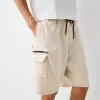 Plush cargo Bermuda shorts Plush cargo Bermuda shorts