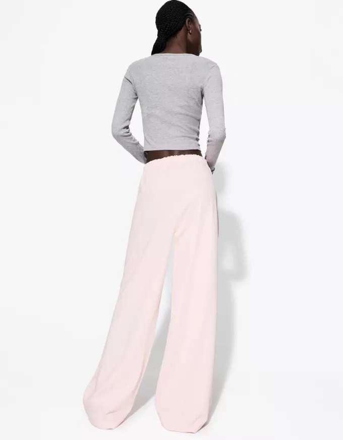 Plush pants with side seams Plush pants with side seams