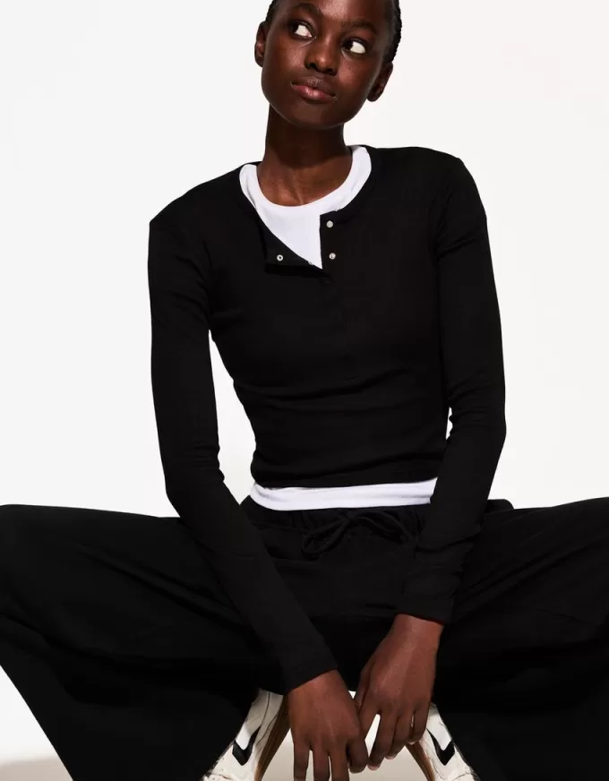 Plush pants with side seams Plush pants with side seams