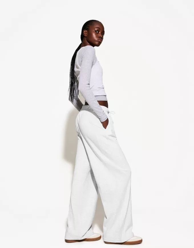 Plush pants with side seams Plush pants with side seams