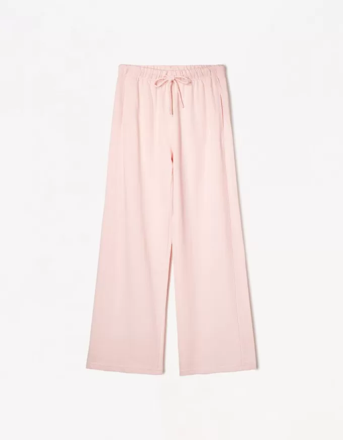 Plush pants with side seams Plush pants with side seams