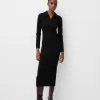 Polo collar midi dress Polo collar midi dress