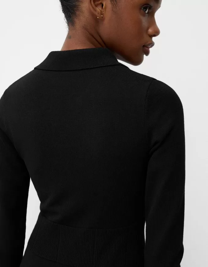 Polo collar midi dress Polo collar midi dress