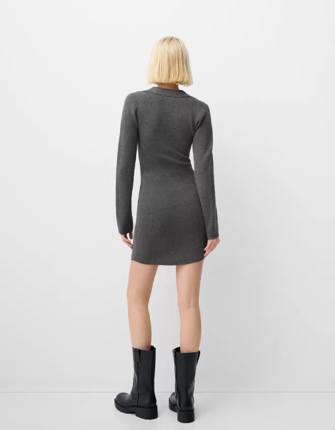 Polo collar mini dress Polo collar mini dress