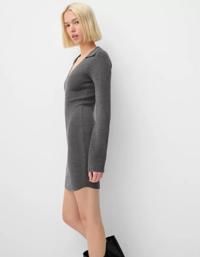 Polo collar mini dress Polo collar mini dress