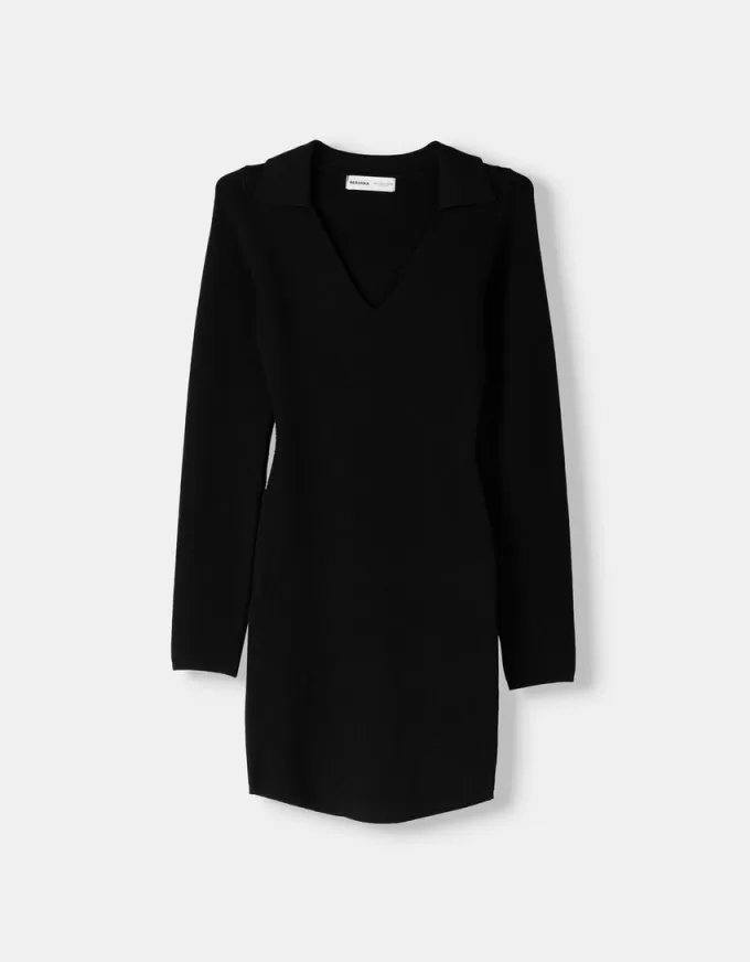 Polo collar mini dress Polo collar mini dress