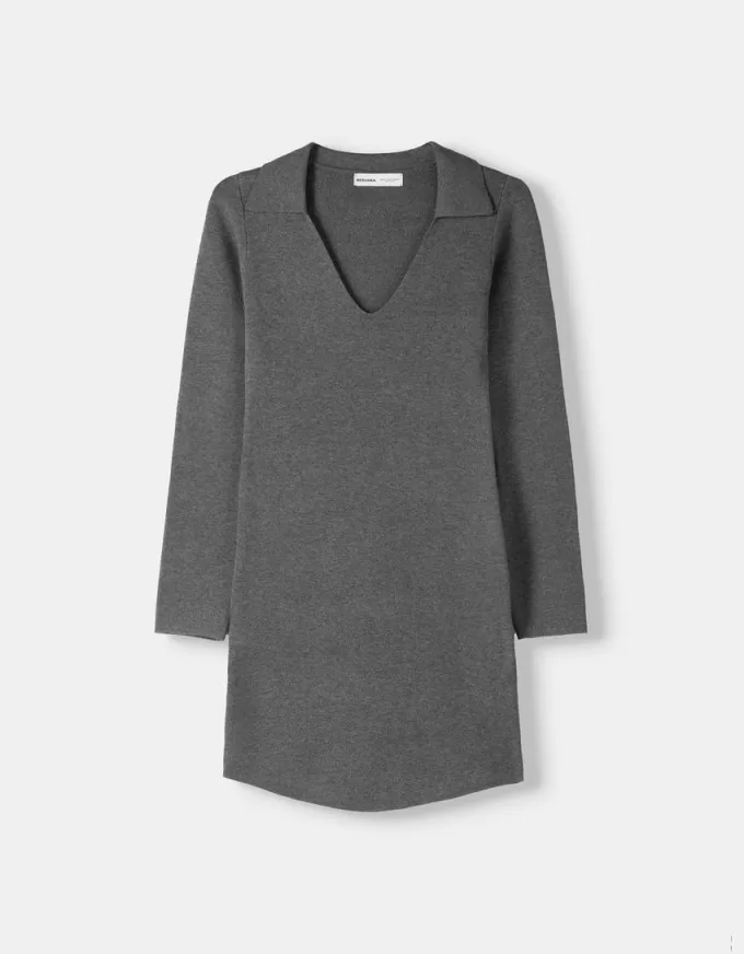 Polo collar mini dress Polo collar mini dress