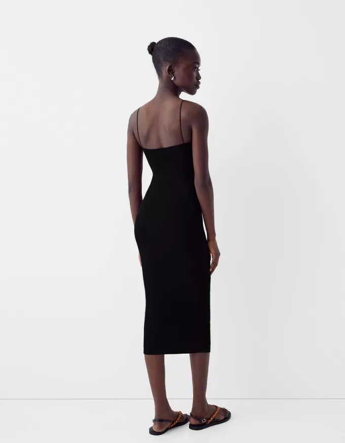Ponte di Roma midi dress with straps Ponte di Roma midi dress with straps