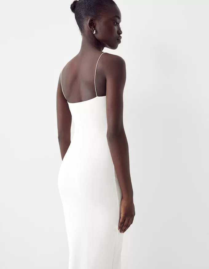 Ponte di Roma midi dress with straps Ponte di Roma midi dress with straps