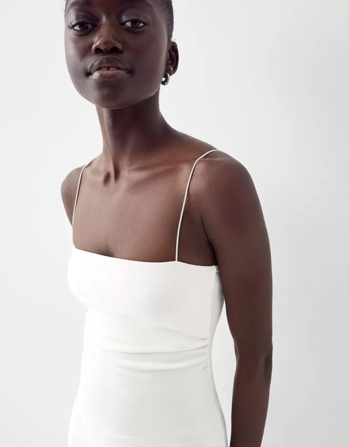 Ponte di Roma midi dress with straps Ponte di Roma midi dress with straps