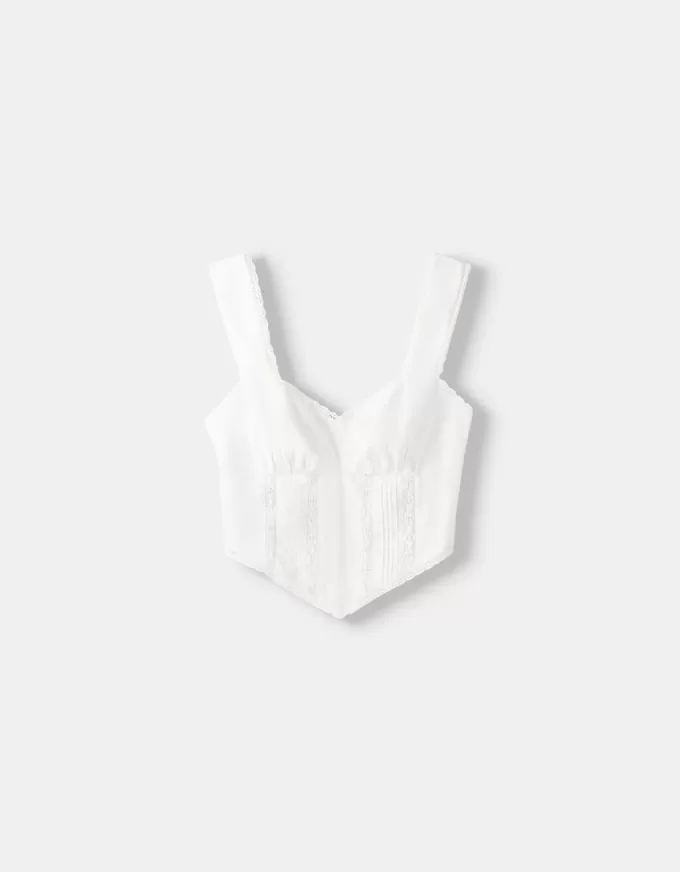 Poplin crop top Poplin crop top
