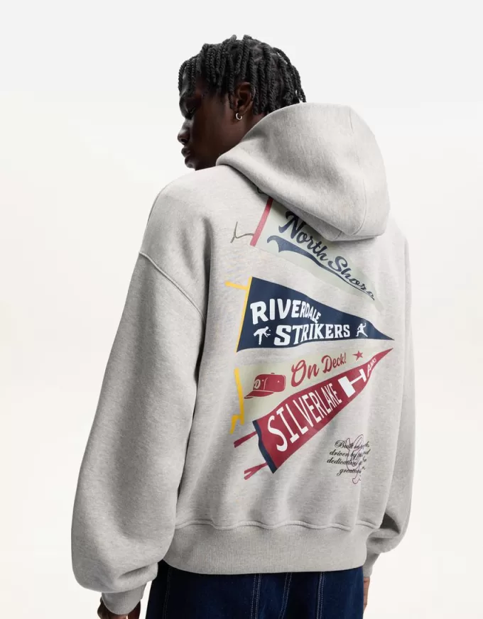 Printed boxy fit hoodie Printed boxy fit hoodie