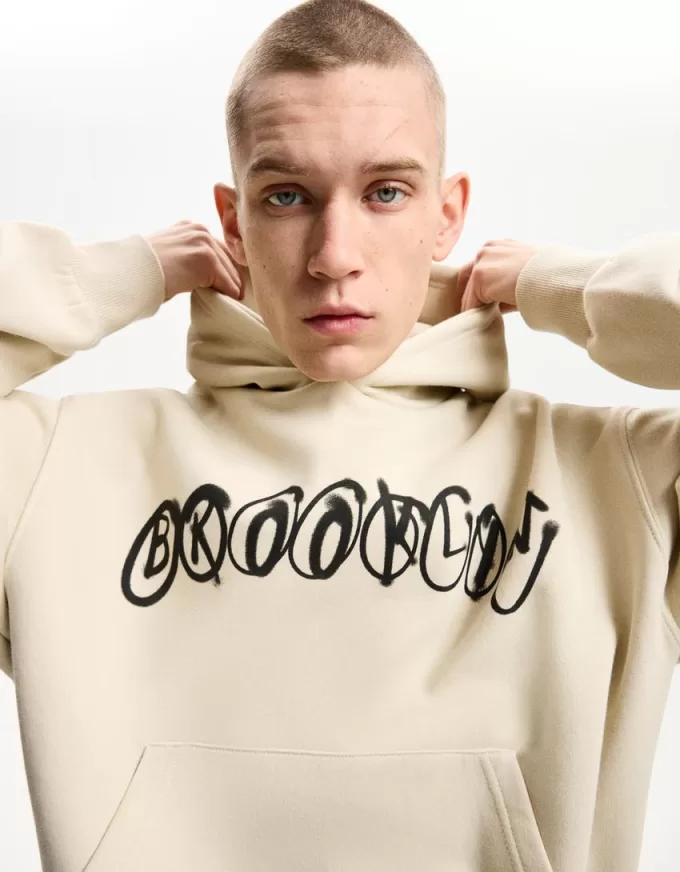 Printed boxy fit hoodie Printed boxy fit hoodie