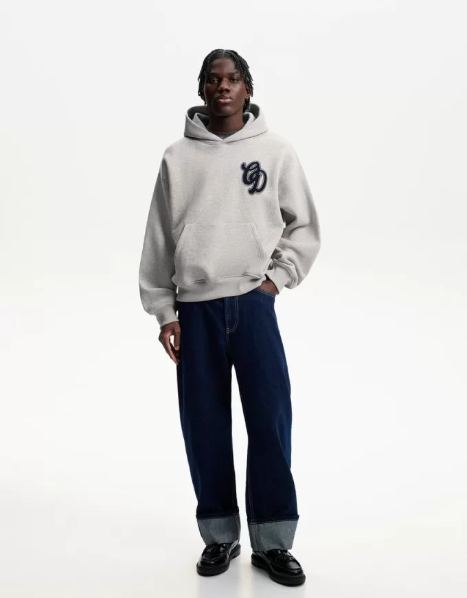 Printed boxy fit hoodie Printed boxy fit hoodie