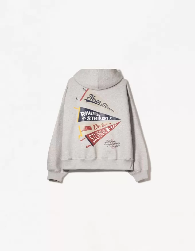 Printed boxy fit hoodie Printed boxy fit hoodie