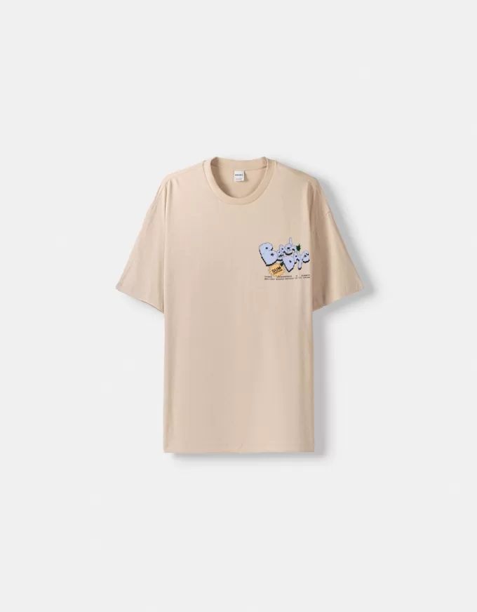 Printed boxy-fit short sleeve T-shirt Printed boxy-fit short sleeve T-shirt