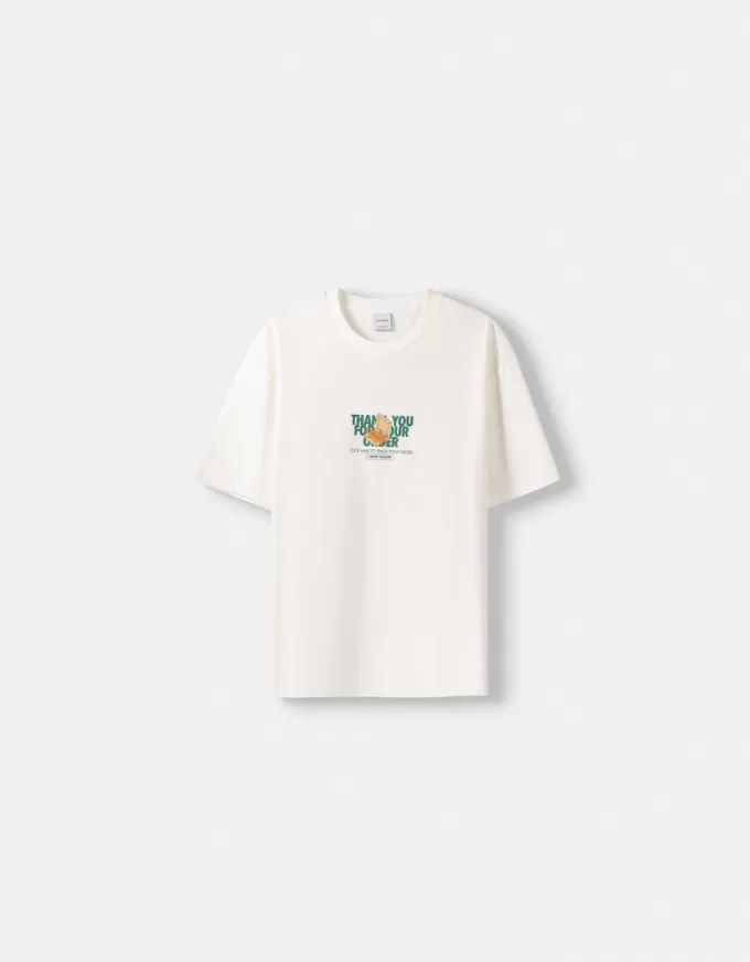 Printed boxy-fit short sleeve T-shirt Printed boxy-fit short sleeve T-shirt