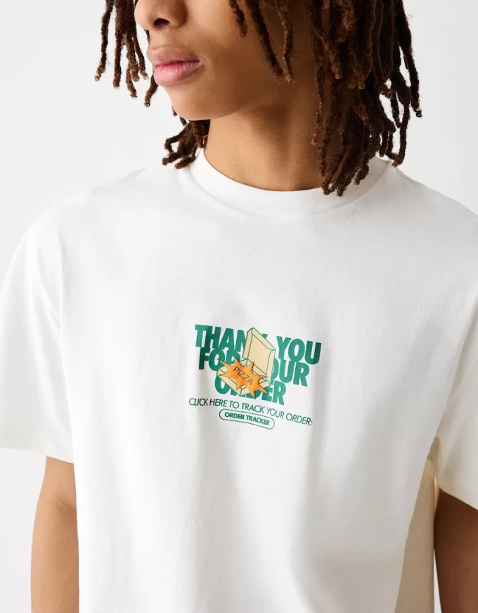 Printed boxy-fit short sleeve T-shirt Printed boxy-fit short sleeve T-shirt