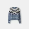 Printed jacquard sweater Printed jacquard sweater