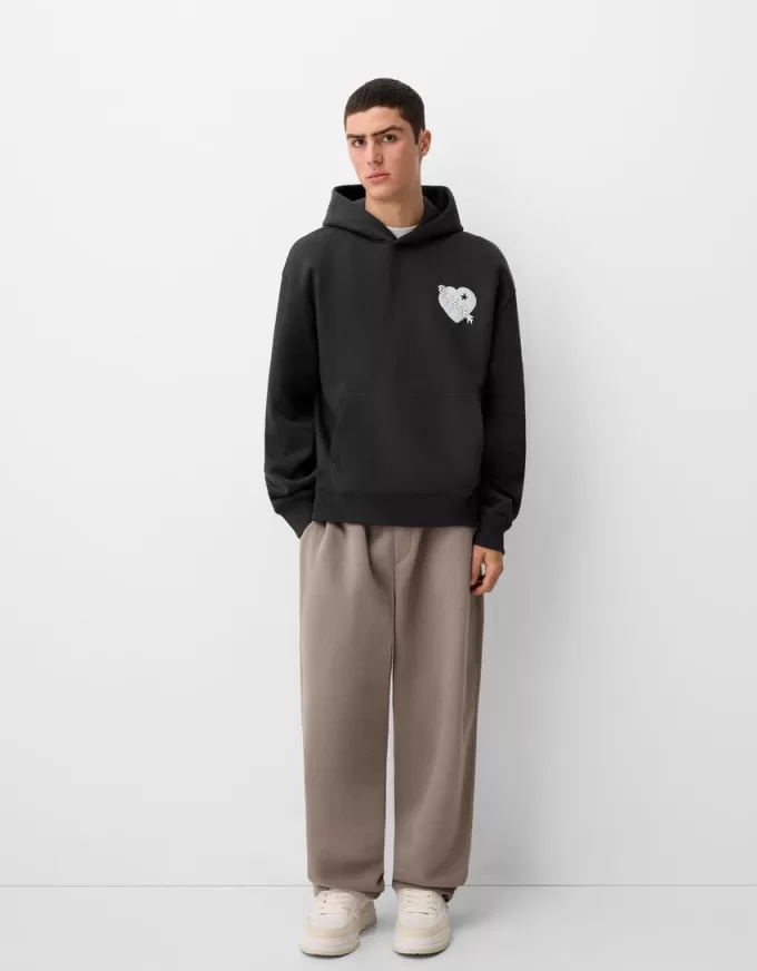 Printed oversize hoodie