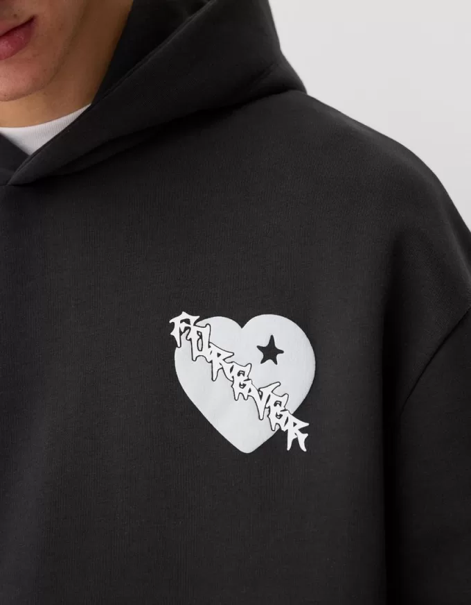 Printed oversize hoodie