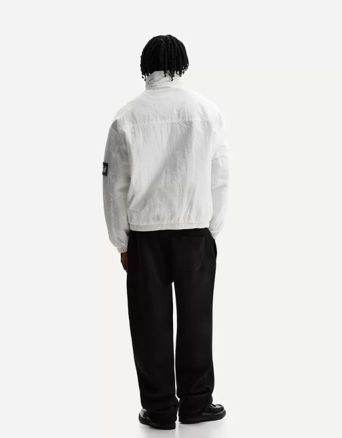 Printed puffer jacket