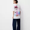 Printed short sleeve oversize T-shirt Printed short sleeve oversize T-shirt